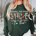 thumbnail image 1 of Probably Just Gonna Jingle Some of the Way Sweatshirt | Funny Christmas Lights Holiday Pullover, 1 of 5