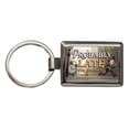 thumbnail image 1 of Probably Late For Something Funny Metal Rectangle Keychain, 1 of 7
