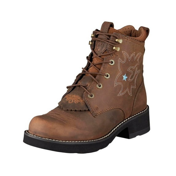 Ariat Womens Lacer Fatbaby Boot 9.5, Driftwood Brown