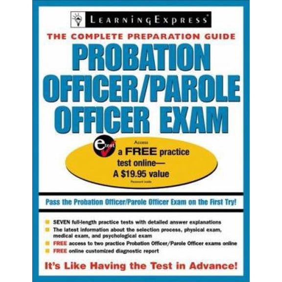 Pre-Owned Probation/Parole Officer Exam (Paperback) 1576855821 9781576855829