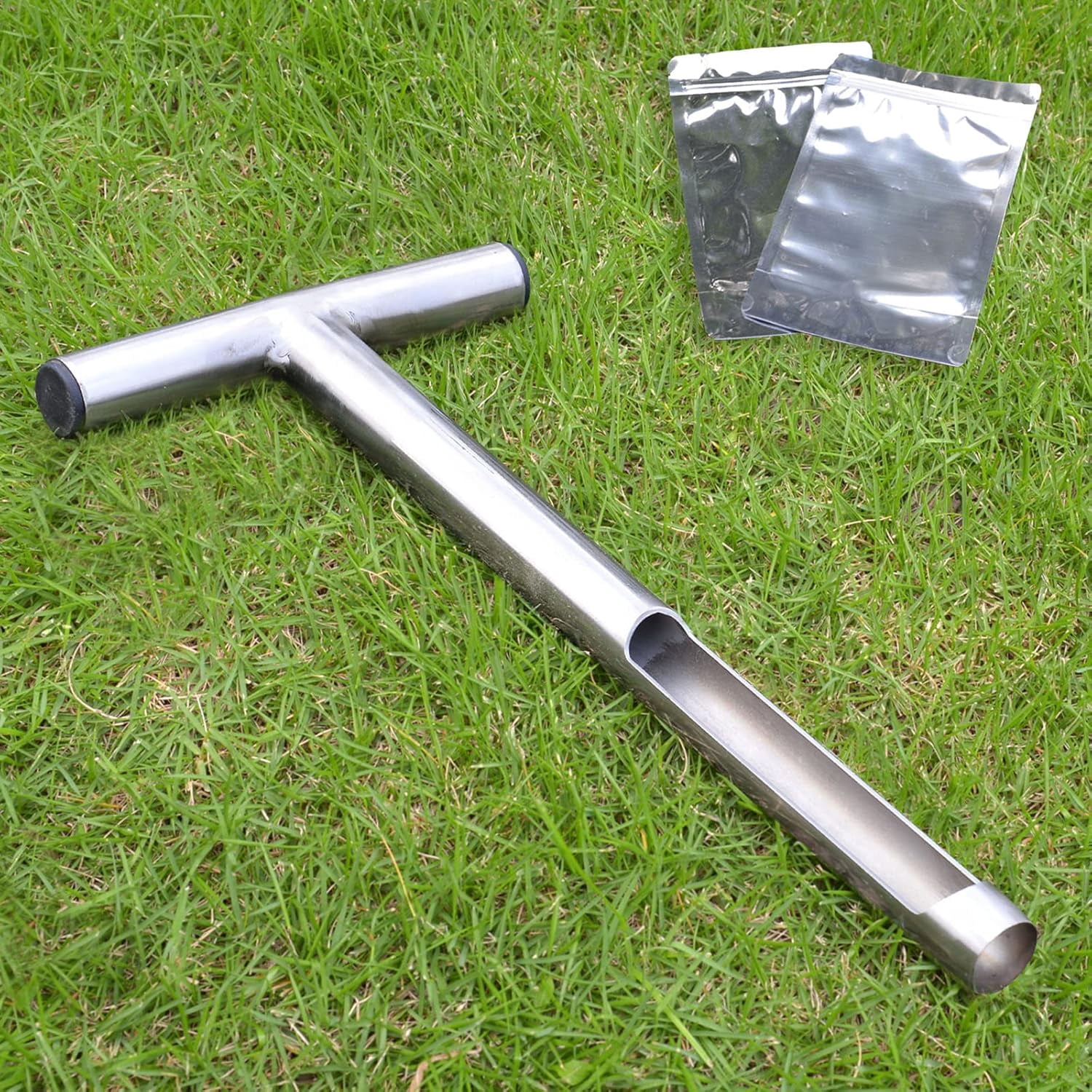 Probe 12 Inch with 2 Bags, Sample Probe for Lawn House Plants, T-Handle ...