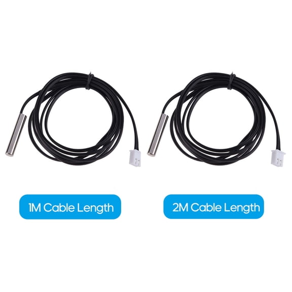 Probe 1M Temperature Sensor Probe High Accuracy Water-resistant  10K/B3435 Thermistor Wire Cable Temperature Probe