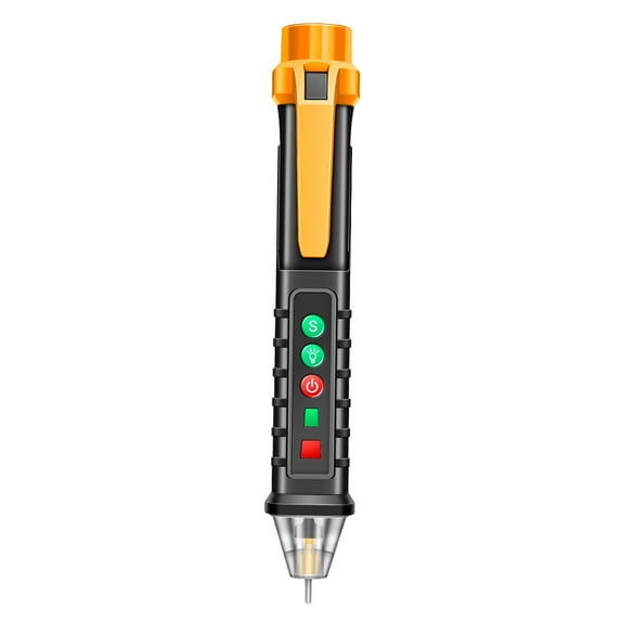 Probe Pens Non Contact Wire Breakpoint Discoverer Self Test Function Pocket Clip black yellow