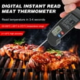 thumbnail image 1 of Probe Thermometer Digital  Read Meat Thermometer Food Cooking Temperature Tester With Rotatable Probe For Grill BBQ Milk Kitchen Use, 1 of 7