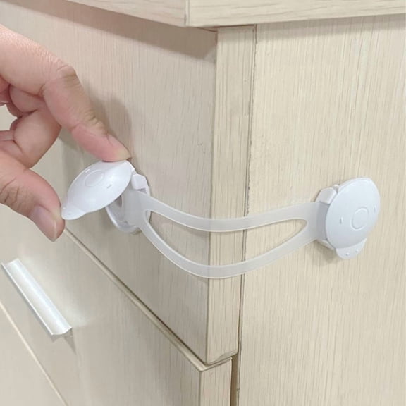 Probebi GC004L Corner Toddler Wardrobe Lock Baby Safety Strap Latch Child Lock