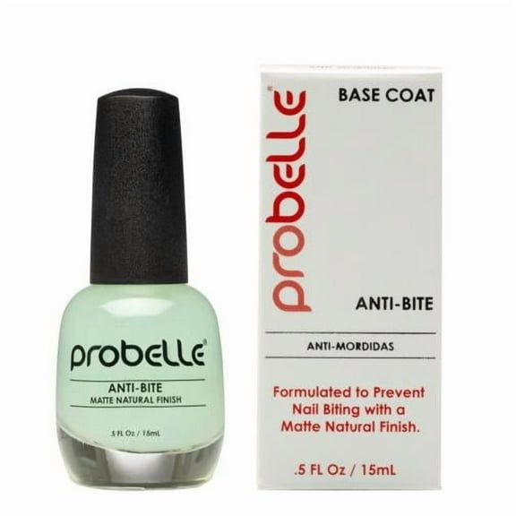 Probelle Anti-Bite Nail Biting and Thumb Sucking Base Coat with Matte Finish 0.5 oz