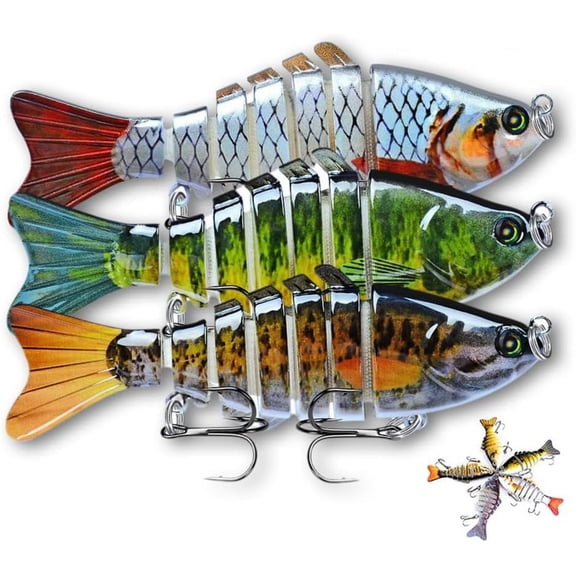 Probero Fishing Gear - Bionic Swimming Bait, Probero Bionic Swimming Bait, Probero Bionic Fishing Lures That Swim by Itself, Suitable for All Kinds of Fishing Waters