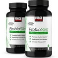 thumbnail image 1 of ProbioSlim Probiotic Supplement for Women and Men with Probiotics and Green Tea Extract, Reduce Gas, Bloating, Constipation, Support Digestive and Gut Health, Force Factor, 120 Capsules (2-Pack), 1 of 2