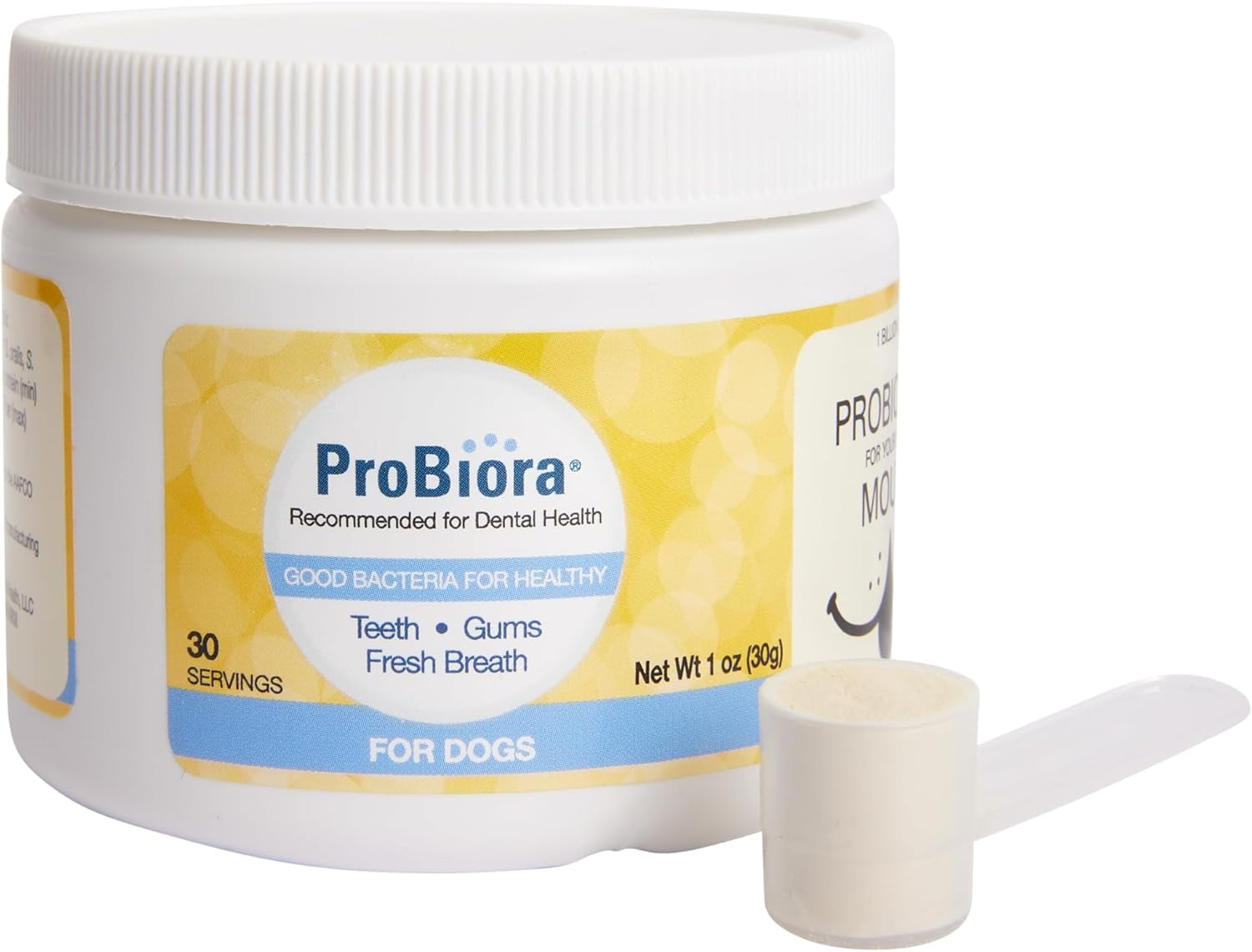 Probiora Health Probiotics for Dogs Dental Probiotic Dog Breath Freshener Tooth Powder, 30g