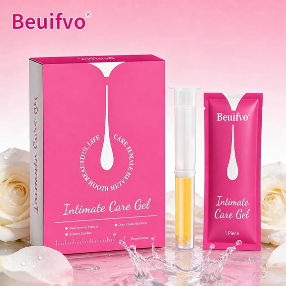 Probiotic Feminine Intimate Gel for Women, Herbal Formula with pH Balance Support, Freshness Control, Soothing Moisture and Daily Personal Care,1 piece