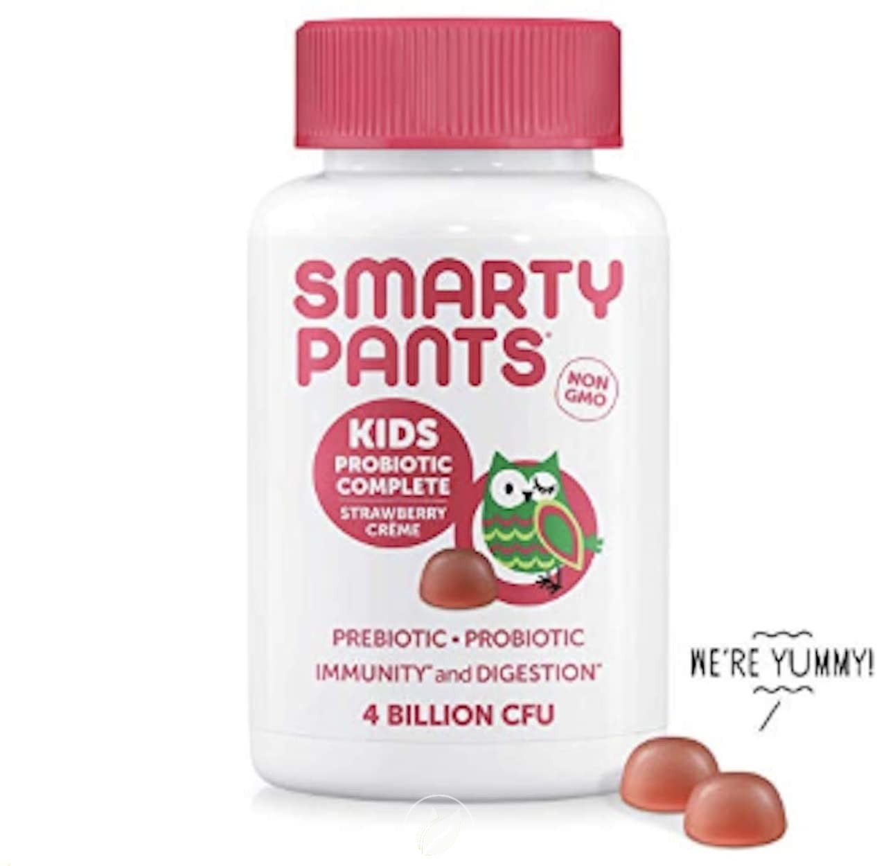 Probiotic Kids Complete Strawberry 45 Count by SmartyPants Gummy Vitamins, Pack of 2