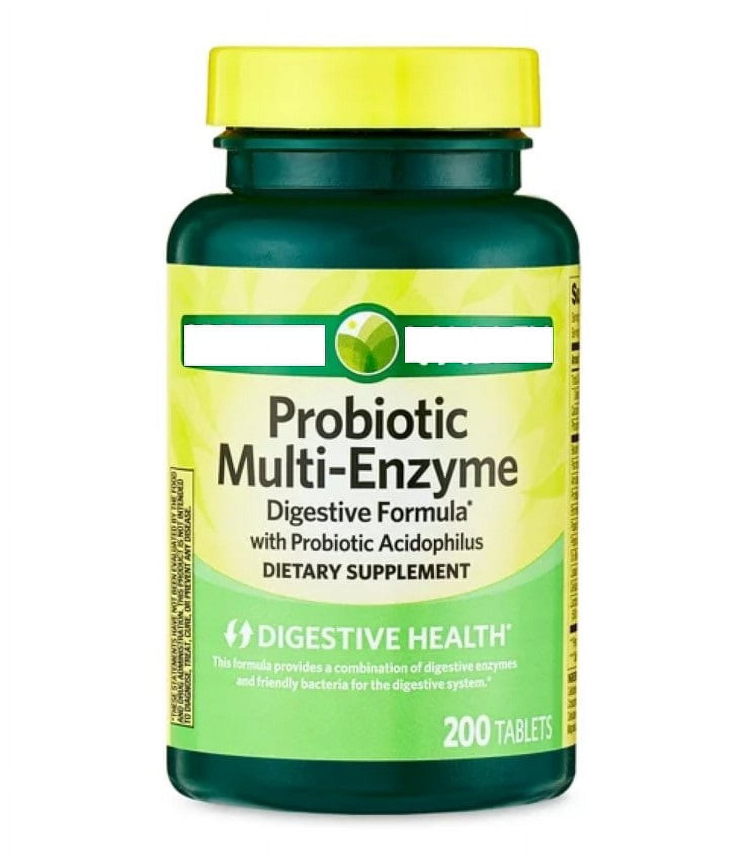Probiotic MultiEnzyme Digestive Formula with Probiotic Acidophilus