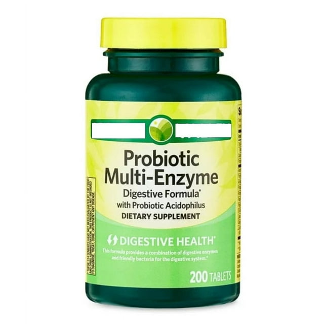 Probiotic MultiEnzyme Digestive Formula with Probiotic Acidophilus