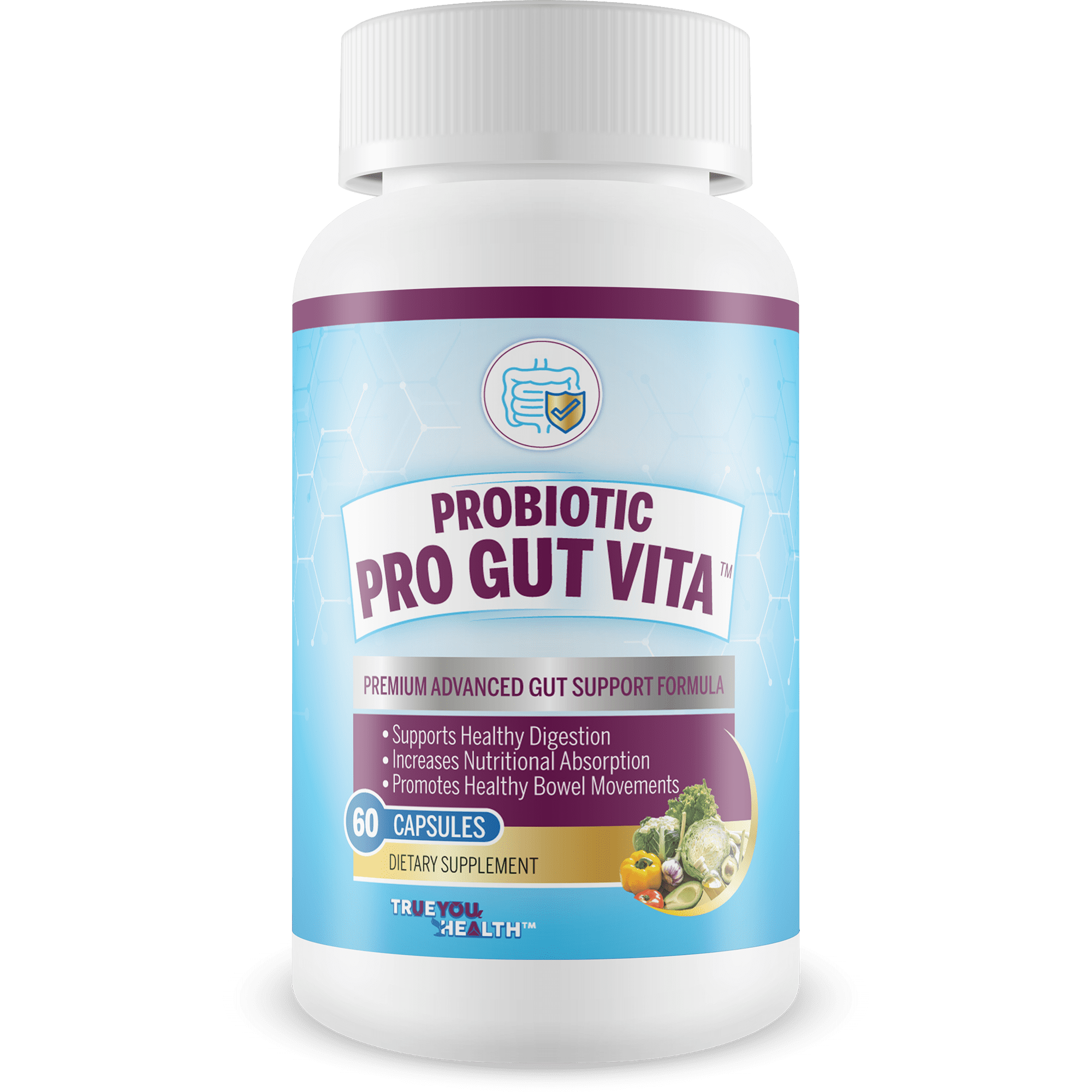 Probiotic Pro Gut Vita Gut Health Support Probiotic And Vitamin Formula