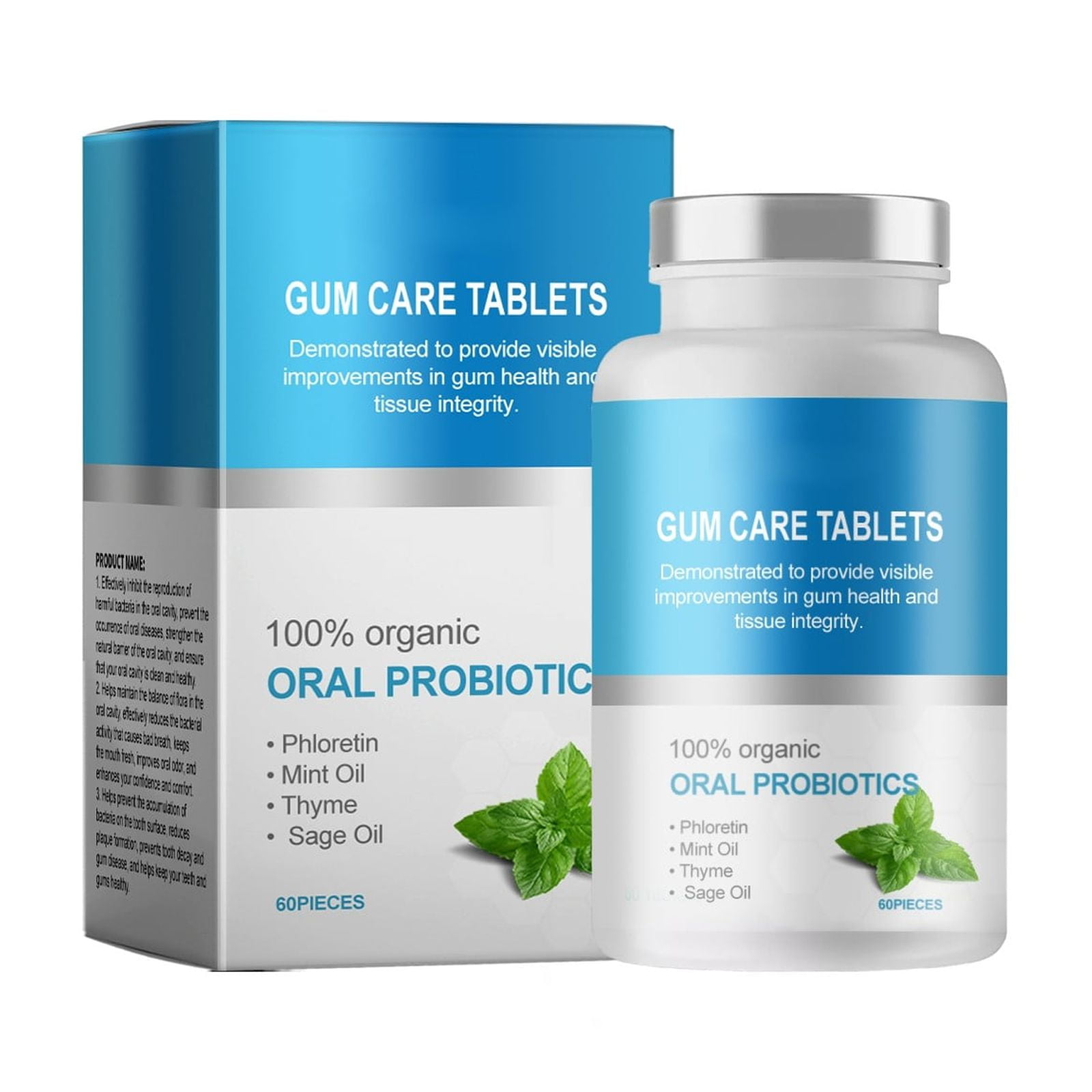 Probiotic Solid Toothpaste Tablets Portable Mouthwash Granules Portable