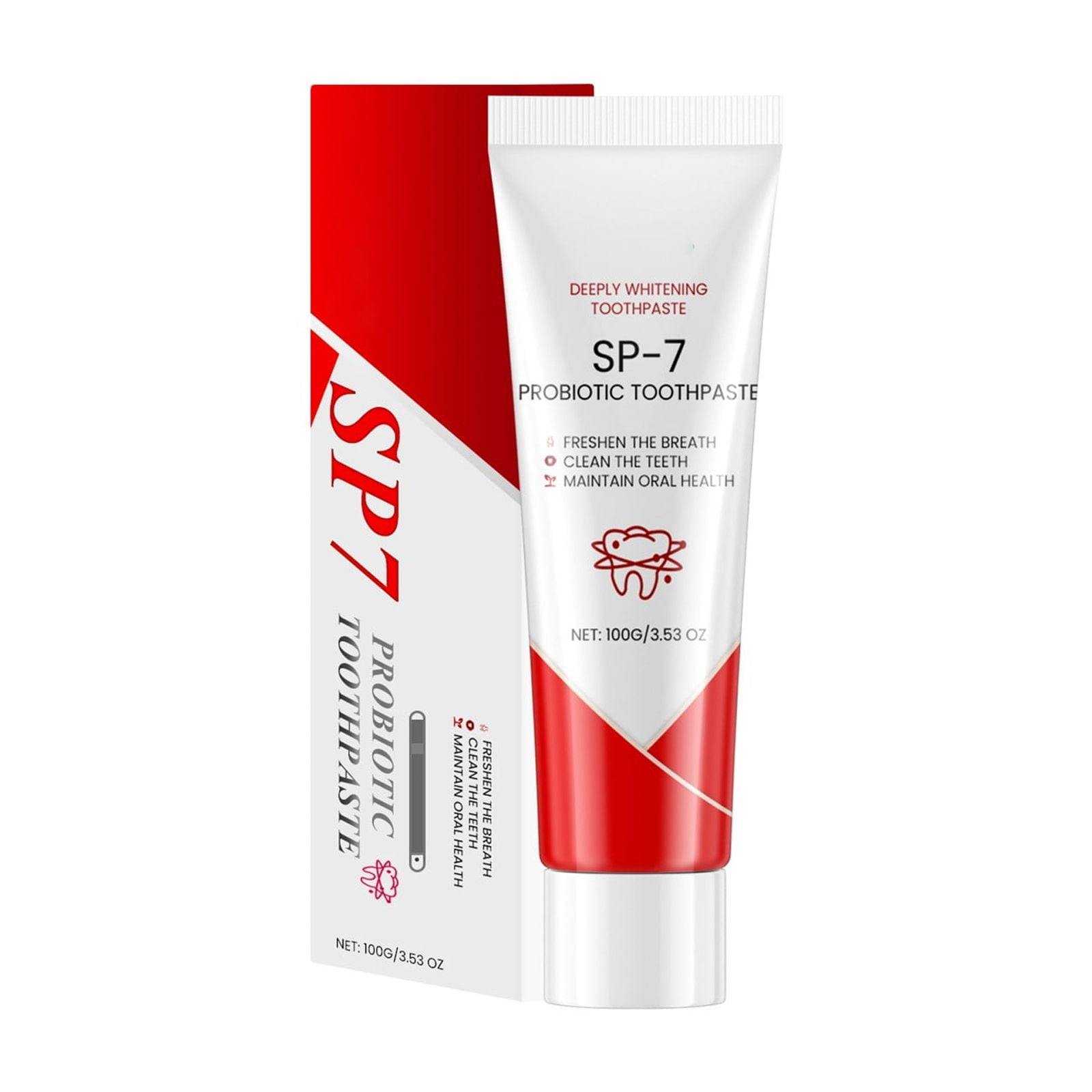 Probiotic Stain Removal And Toothpaste Deep Cleans And Teeth Oral Care