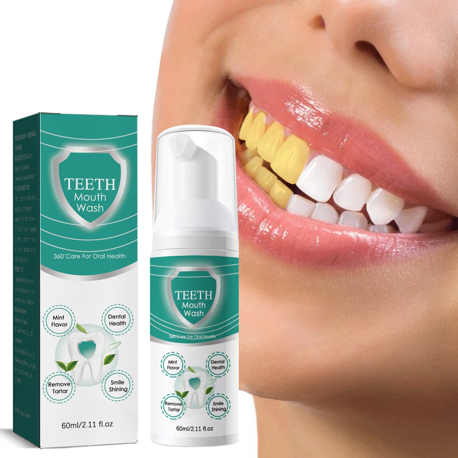 Probiotic Teeth Mouth Teeth Mouth Wash Foaming Teeth Cleaning 60ml