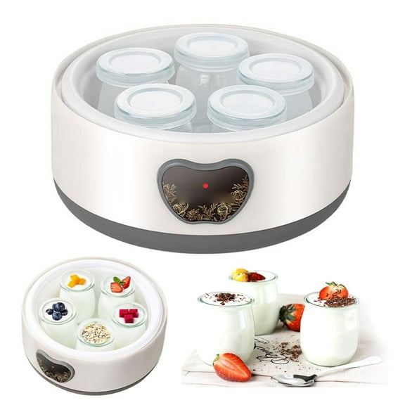 Probiotic Yogurt Maker 2025 New 1.2L Stainless Automatic Yogurt Maker with Temperature Control & Time Control Small Thermostatic Maker Machine for Home Diy Yogurt Kitchen Appliances
