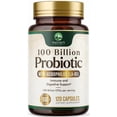 thumbnail image 1 of Probiotics 100 Billion CFU - 16 Premium Probiotic Strains with Prebiotics - Supports Immune, Gut Health, Occasional Constipation, Gas & Bloating, Women & Men Supplement, Bottled in USA - 120 Capsules, 1 of 9
