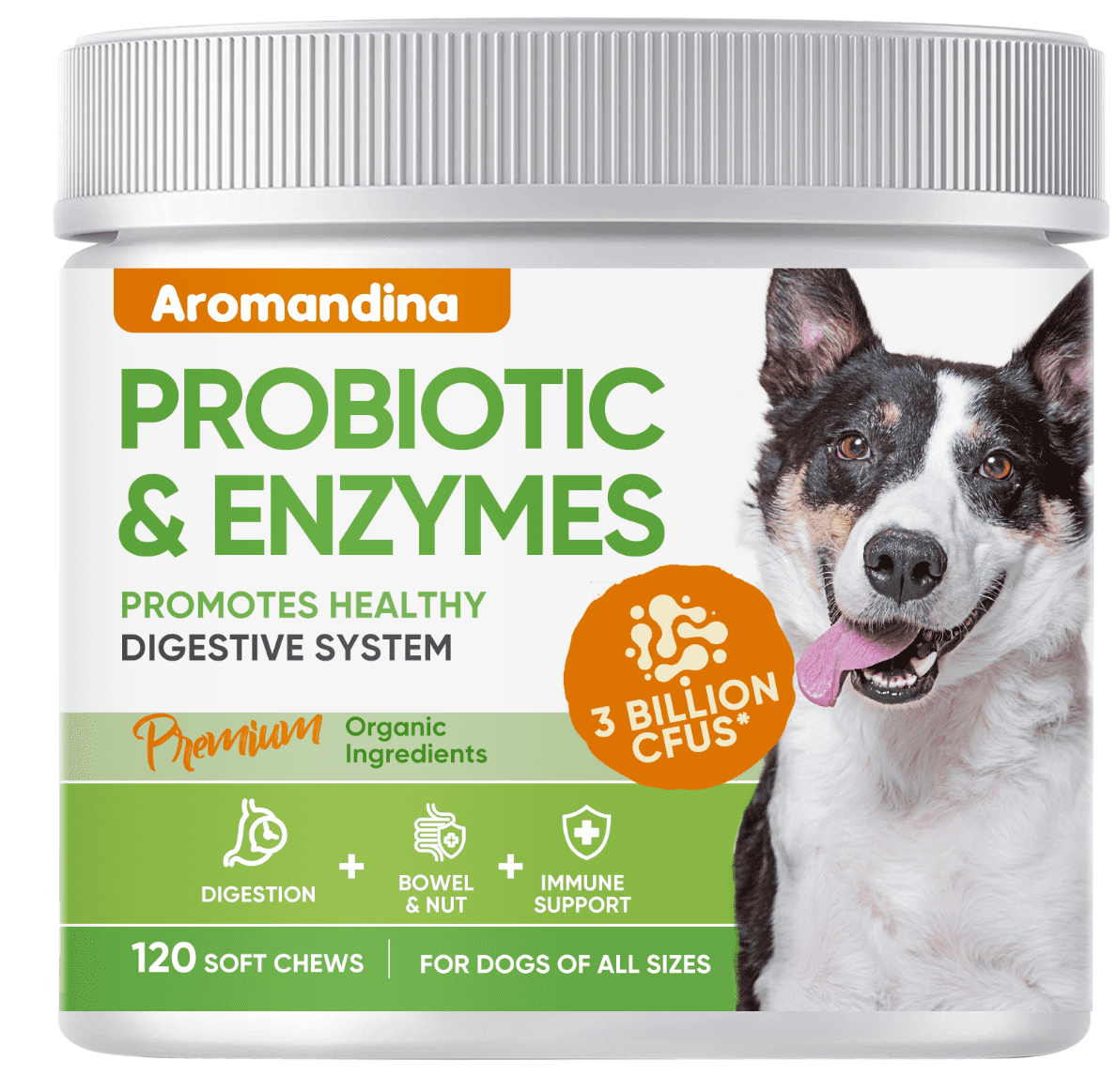 View of Probiotics for Dogs, Dog Probiotics Chews with Digestive Enzymes, for ...