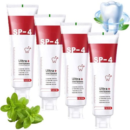 Probiotics Whiten Teeth Toothpaste Stain Removal Teeth Clean Toothpaste,Sp-4 Toothpaste for Family Friends Neighbors Gift(4PCS)