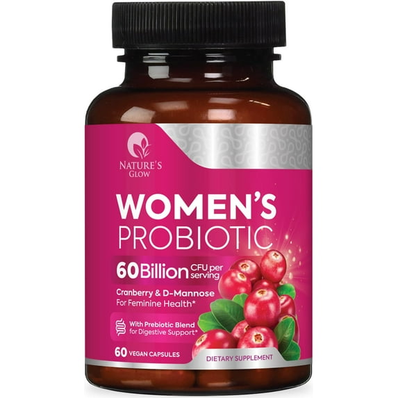 Probiotics for Women With 50 Billion CFU - Multi Strains Womens Probiotic With Acidophilus For Daily Digestive, Vaginal & Urinary Health Support, Immune Support, Shelf Stable - 60 Capsules