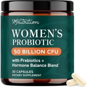 Probiotics for Women | 50 Billion CFU for Vaginal, pH Balance & Digestive Health Support | Female Probiotics with Prebiotics & Hormone Balance Blend | Shelf Stable | Vegan, Gluten-Free | 30 Ct