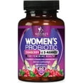thumbnail image 1 of Probiotics for Women 60 Billion CFU - 16 Unique Strains, Prebiotics Cranberry & Lactobacillus, PH Balance, Digestive & Gut Health, Vaginal & Immune Support, Women's Probiotic - 60 Vegan Capsules, 1 of 11
