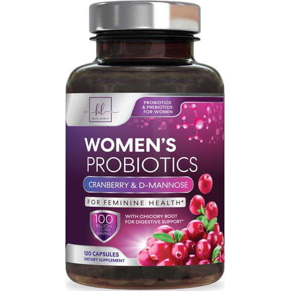 Probiotics for Women - Prebiotic and Probiotic Blend 60 Billion CFU Per Serving - 16 Strain Women's Probiotic for pH Balance & Vaginal Support - Digestive & Immune Support, Bottled USA - 120 Capsules