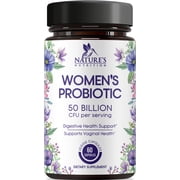 Probiotics for Women - Probiotic Blend 50 Billion CFU Per Cap - 16 Feminine Health Strains Womens Probiotic - Prebiotic for Vaginal PH Balance, Urinary UT Health Support - Bottled USA - 60 Capsules