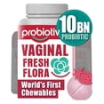 thumbnail image 1 of Probiotiv Chewable Vaginal Probiotics for Women – 10B CFU, pH Balance & Odor Support, Vaginal Health, 30 Strawberry Tablets, 1 of 7