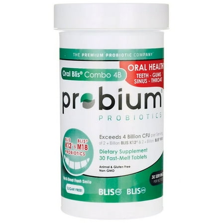 Probium Oral Blis 4 Billion Fast Dissolve Tablets, 30 Count