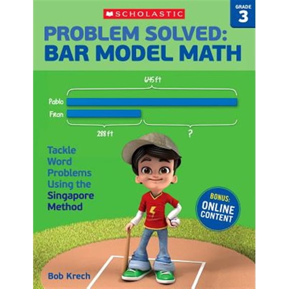 Pre-Owned Problem Solved: Bar Model Math: Grade 3: Tackle Word Problems Using the Singapore Method, (Paperback)