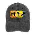 thumbnail image 1 of Problem Solved Charcoal Hat Adjustable Funny Fashion Unisex Baseball Cap for Men Women, 1 of 7