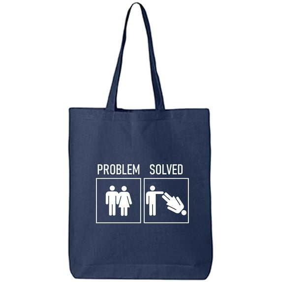 Problem Solved Cotton Canvas Tote Bag