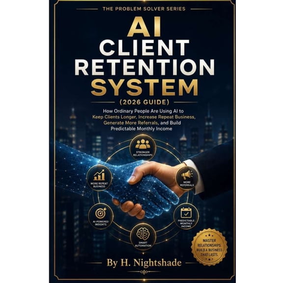 Problem Solver AI CLIENT RETENTION SYSTEM (2026 Guide): How Ordinary People Are Using AI to Keep Clients Longer, Increase Repeat Busine, Book 17, (Paperback)