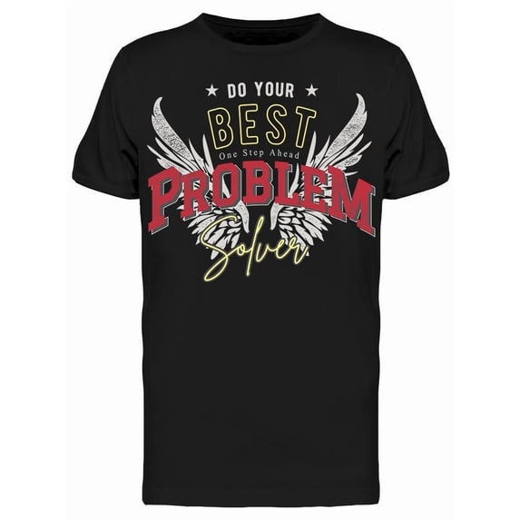 Problem Solver Slogan Tee Men's -Image by Shutterstock