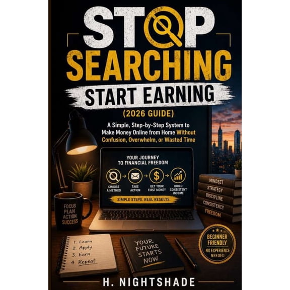 Problem Solver Stop Searching Start Earning (2026 Guide): A Simple, Step-by-Step System to Make Money Online from Home Without Overwhel, Book 5, (Paperback)