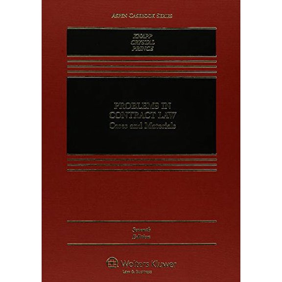 Pre-Owned Problems in Contract Law: Cases and Materials, Seventh Edition (Aspen Casebook Series)