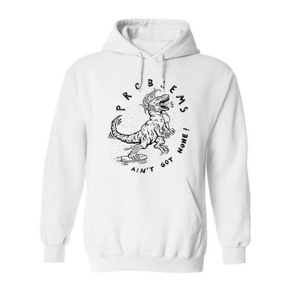 Problems, T-rex Hoodie Men -Image by Shutterstock, Male Medium