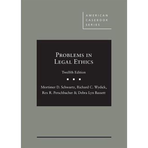 Pre-Owned Problems in Legal Ethics (American Casebook Series) (Hardcover) 1640207368 9781640207363