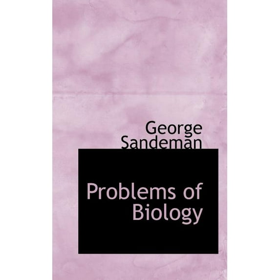 Problems of Biology (Paperback)