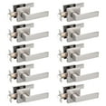 thumbnail image 1 of Probrico 10 pack Square Door Lever Door Lock Handle Lockset Keyless Doorknob Passage Knobs Lockset Interior Hallway Passage Closet in Satin Nickel C63, 1 of 3