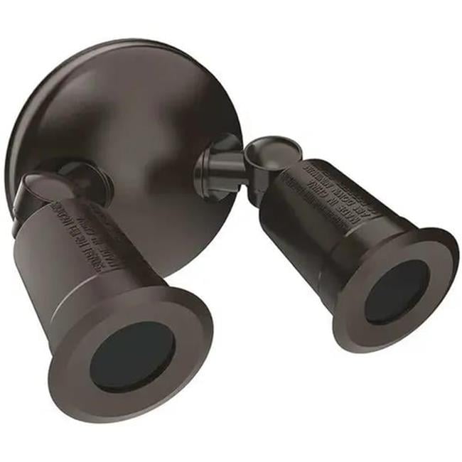 Probrite 104-08600001-1 Twin-Head Outdoor Flood Light for Security - Bronze