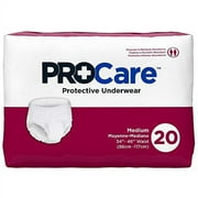 Procare Protective Underwear - Case/80 (Med (34" - 46" Hips))