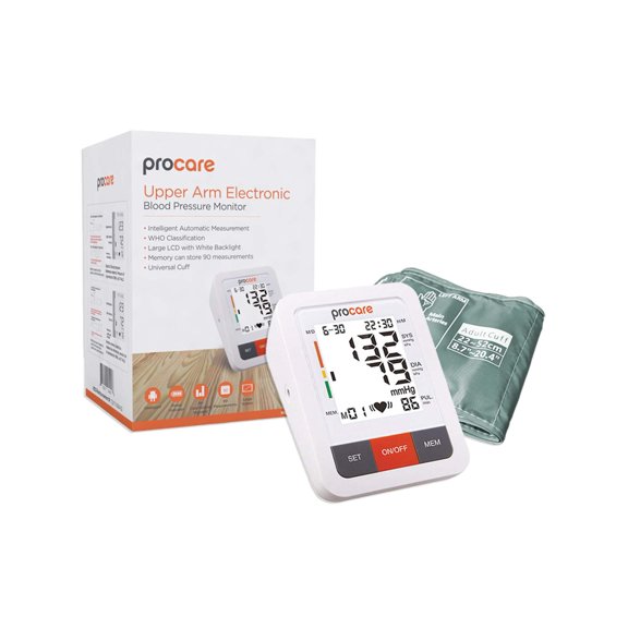 Procare Upper Arm Blood Pressure Monitor with Extra Large (XL) Cuff (240531)