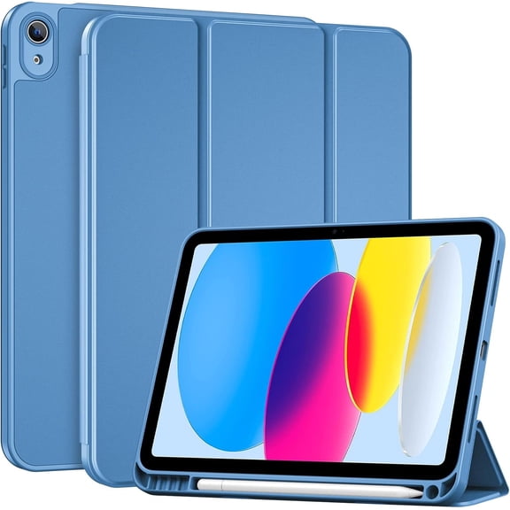Procase Hybrid Protective Cover with TPU Back Compatible with iPad (A16) 11th Gen 2025/ iPad 10th Gen 10.9" -Blue