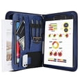 thumbnail image 1 of Procase Portfolio Business Padfolio Folder with Zipper, Navy, 1 of 7
