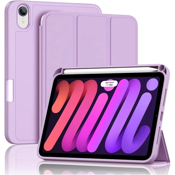 Procase Trifold Smart TPU Case Compatible with iPad Mini 7 A17 Pro/ iPad Mini 6 8.3" -Starlight