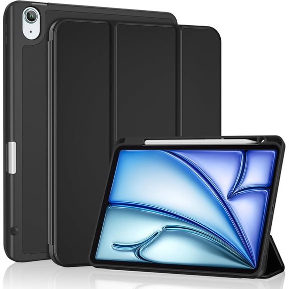 Procase for iPad Air 11" M4/M3/M2(2026/2025/2024)/ iPad Air 5th Gen 2022/Air 4th Gen 2020 10.9" Soft TPU Back Case -Black